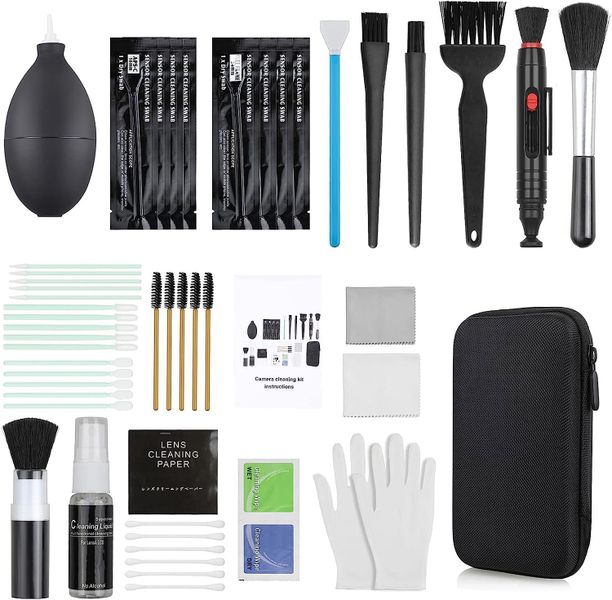 18 Pc Camera Lens Cleaning Kit With Camera Clean Pen For DSLR Phone/Laptop