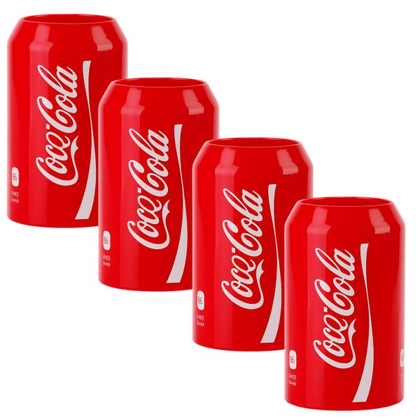 340ml Cola-Shape Reusable Silicone Can Disguise Cover Sleeve - Set of 2