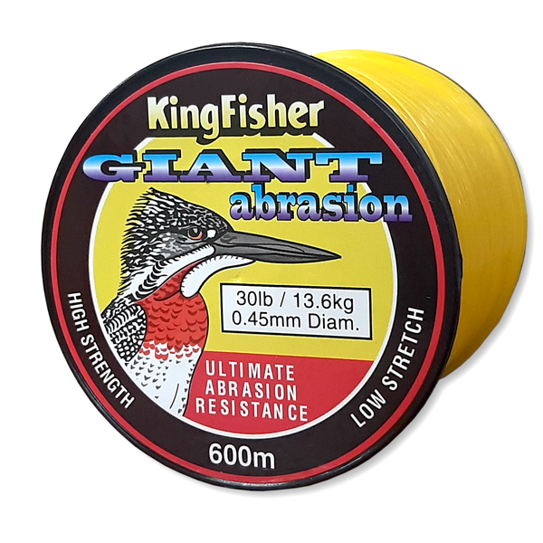 Kingfisher Giant Abrasion Nylon .45MM 13.6KG/30LB Colour Gold 600m Spool