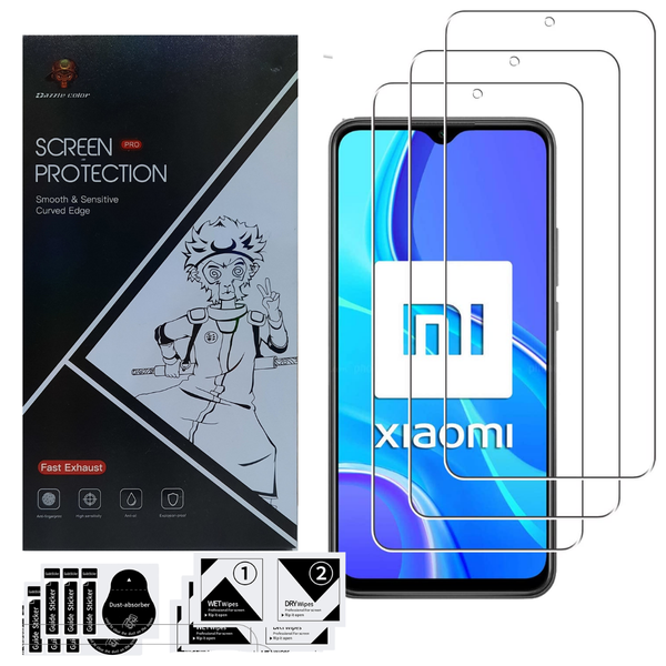 3 Pack 9H Strong Durable Screen Protector for Redmi 10 Prime
