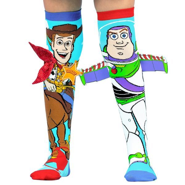 Disney Toy Story Knee-High Fashion Socks with 3D Wings (Age 6-99)