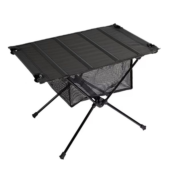 Collapsible Camping Table with Storage Mesh for Camping Hiking Travel BBQ