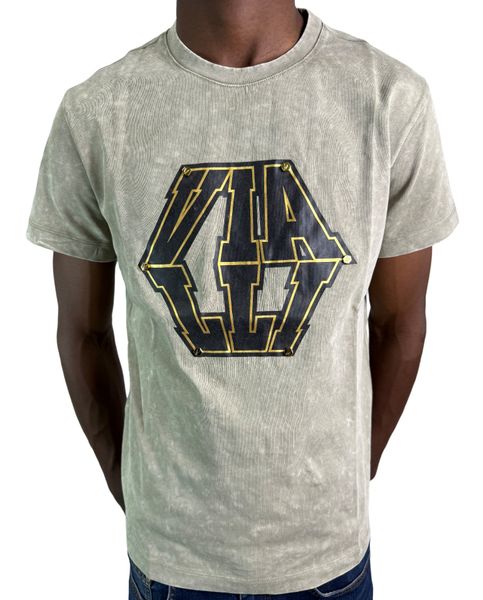 Vialli Illusion Khaki T-Shirt