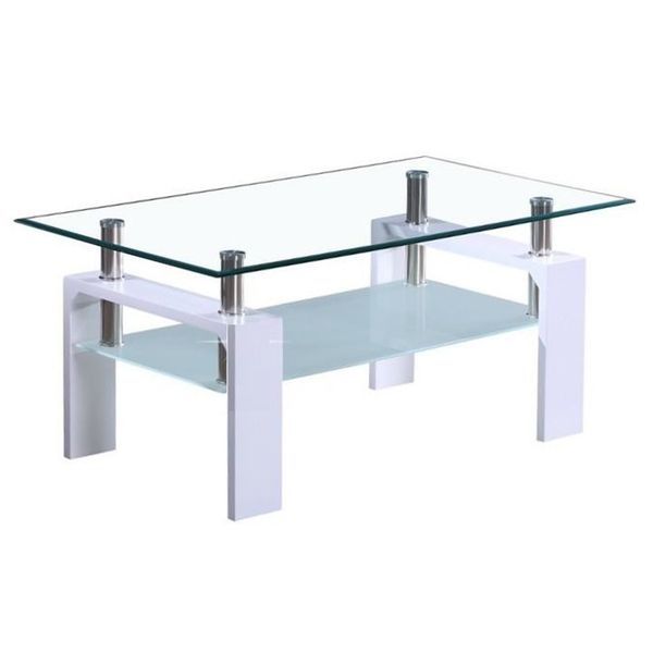 Coffee Tables - Glass – White Colour