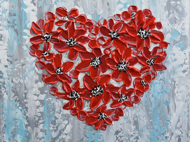 Canvas Wall Art Home Decor - For My Valentine 01