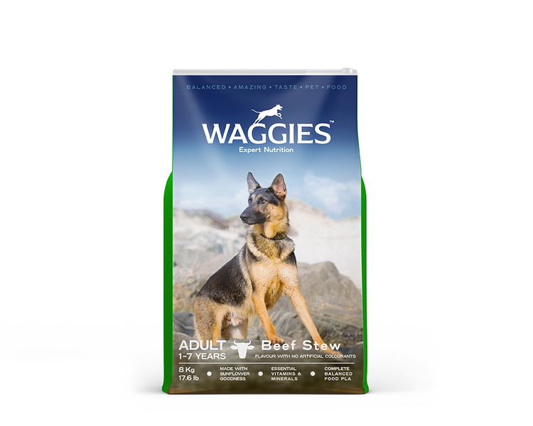 Waggies Adult Beef Stew 8Kg