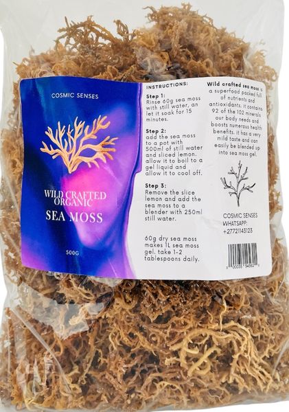 Cosmic Senses Wild Crafted Organic Sea Moss