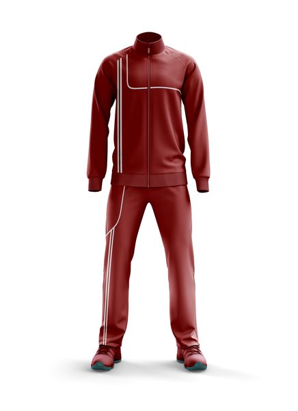 2003 Tricot Maroon/White image