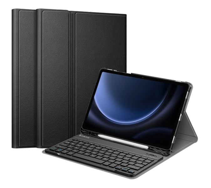 Bluetooth Keyboard with SPen HolderCompatible For SamsungTab S10Ultra-Black