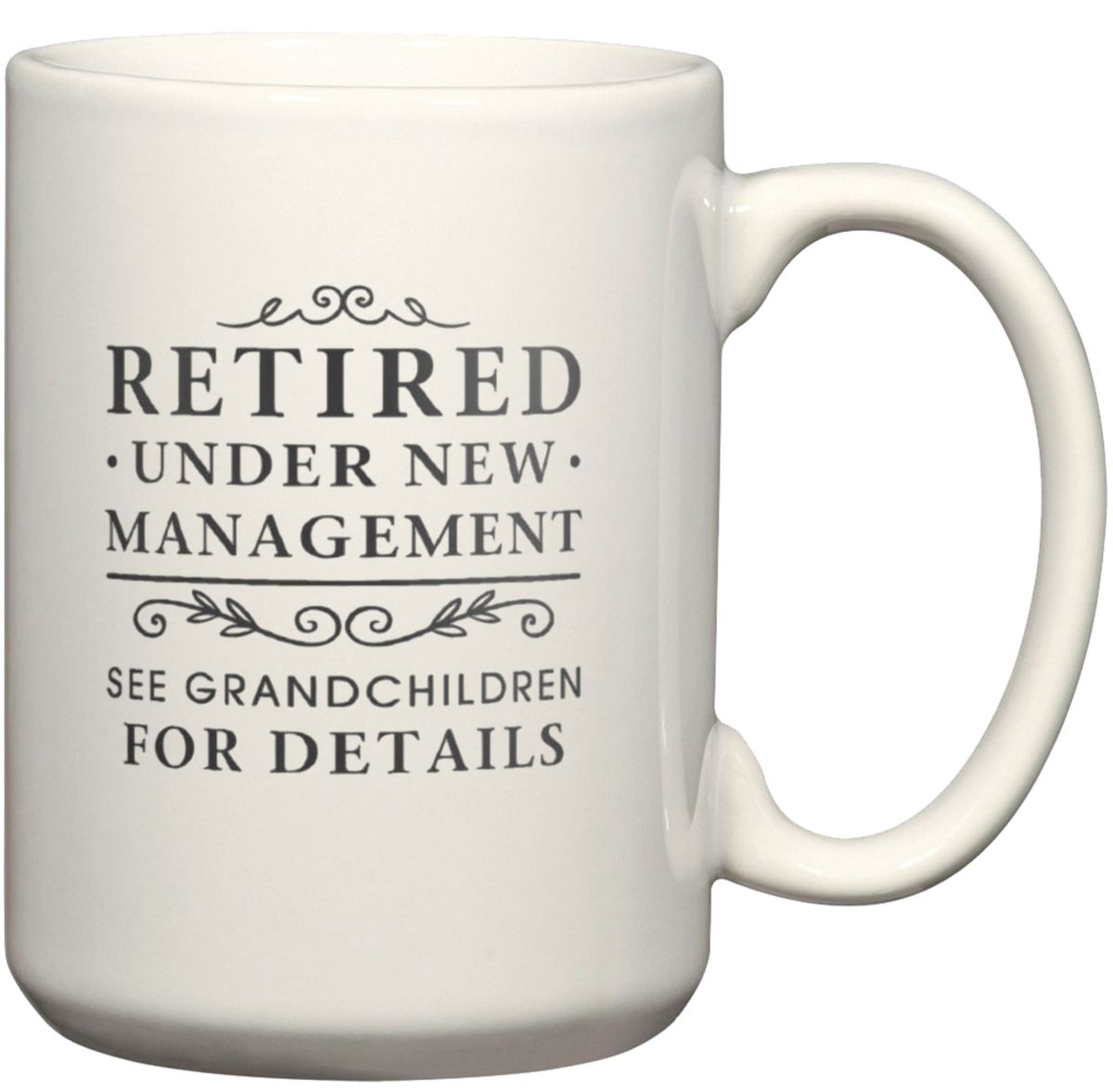 Retired See Grandchildren For Details Birthday Grandad Grandma Gift Mug ...