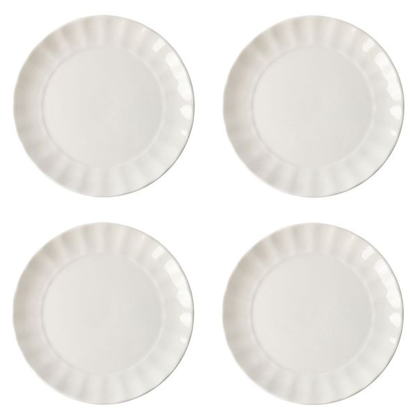 George &amp; Mason - Mignon Scalloped Edge Plate19x19x1.5cm - White