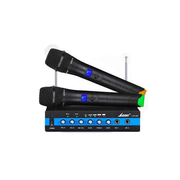 LANE LVR-555 - Dual Handheld VHF Microphone System