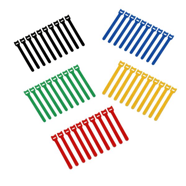 Home Office Computer Cable Management Cable Tie Organisers Set of 50 (15cm)