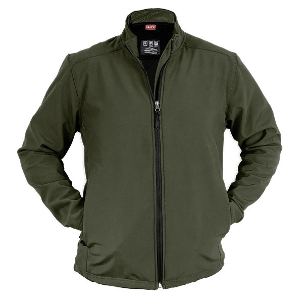 Salty - Mens Olive Softshell Jacket