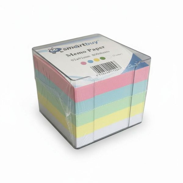 Memo Cube Paper &amp; Holder - 800 Sheets (White)