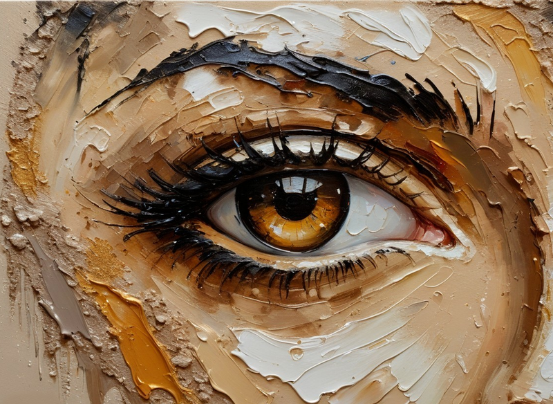 Modern Canvas Wall Art Home Decor - Eye Palette