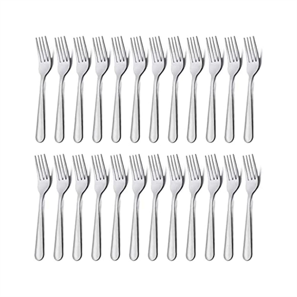 24 Pieces Dinner Forks Set 7 1 Inch Forks Silverware Forks For Home
