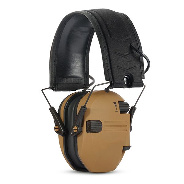 Electronic Shooting Earmuffs -Brown