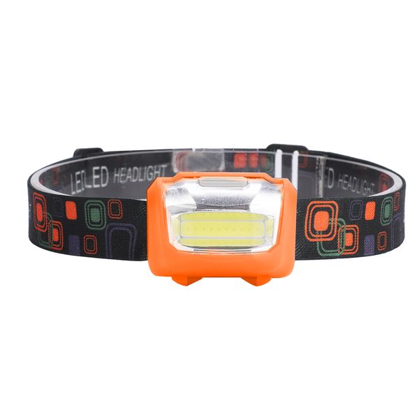 Led Cob Outdoor Waterproof Headlight Head Lamp Camping Running Fishing