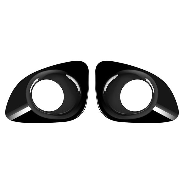 For Toyota Corolla Cross 2021 2022 Glossy Black Front Fog Light Cover