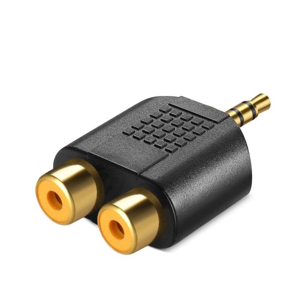 AV3.5M to 2x3 5F Plug Pack of 5