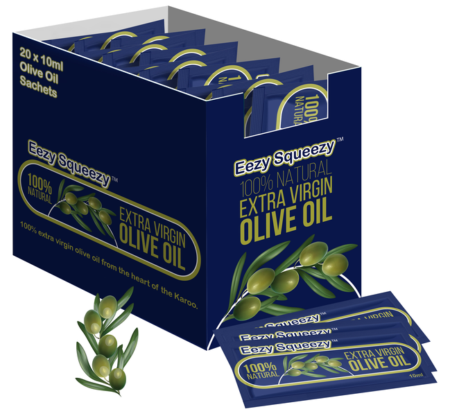 Eezy Squeezy Extra Virgin Olive Oil Sachets