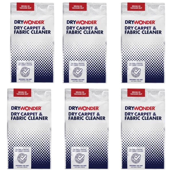 Dry Wonder - Dry Carpet and Fabric Cleaner - 500g - Pack of 6