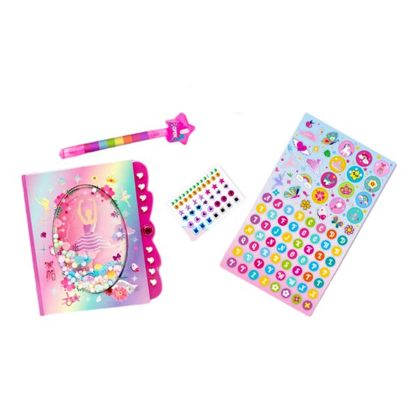 Tokidas Ballerina Diary with Passcode and Invisible Pen Journal Set