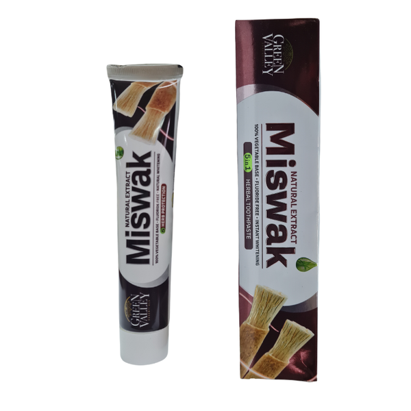 Miswak Natural Extract Toothpaste- Green Valley