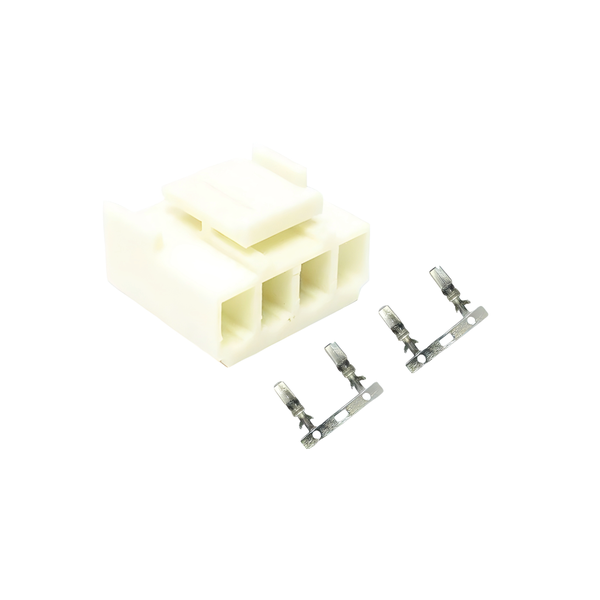 XY135-04HT 3.96mm 4-Way Locking In-Line Housing with Terminals