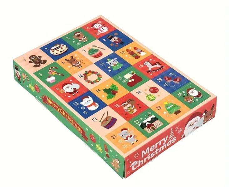 Christmas Advent Calendar Box 24 grid