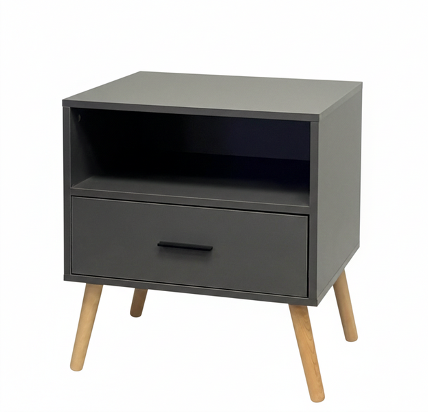 Oriana 1 Drawer with Shelf Side Table