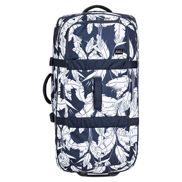 Deals on Roxy Long Haul Womens Travel Bag mood Indigo Flying Flowers Compare Prices Shop Online PriceCheck