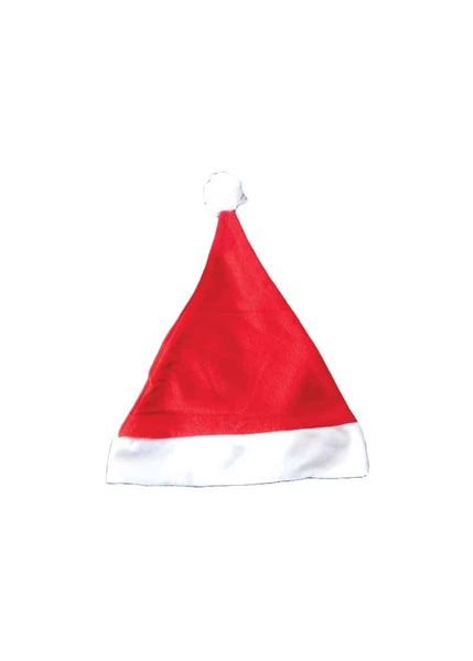 Santa Hat Plain Pack of 6