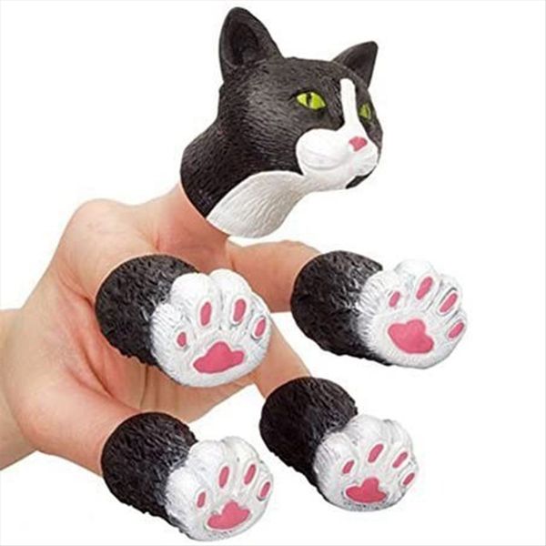 C Squirrel Finger Puppet Set Animals Puppet Show Theater Props