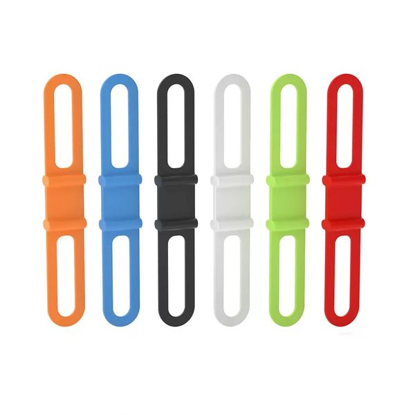 6 PCS Silicone Band Universal Bicycle Handlebar Band