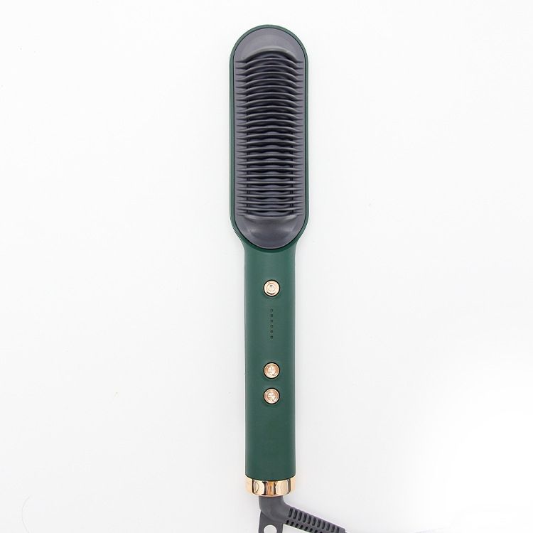 Hair Straightener Comb OneStep Hair Straightening Brush FH909 Green