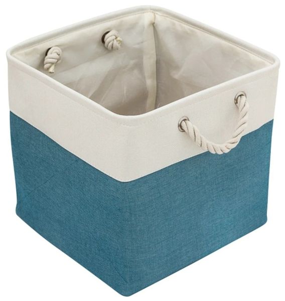 Wardrobe foldable storage box, cotton rope handle