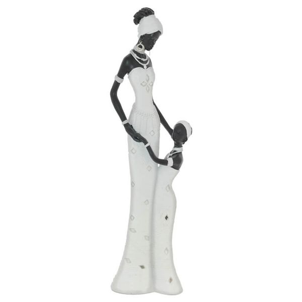 Polystone 42cm Motswari Mother with Child - JAN80U1