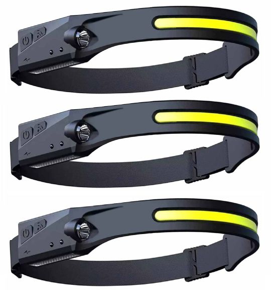 LED Head Lamp Set Of 3