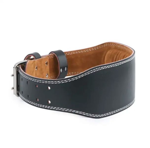Adjustable Padded Leather Lifting Belt - Gym Belt