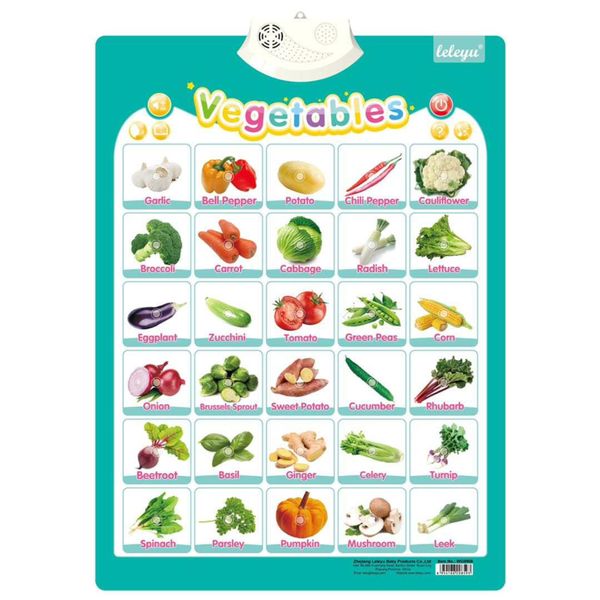 Genius - Talking Chart - Vegetables