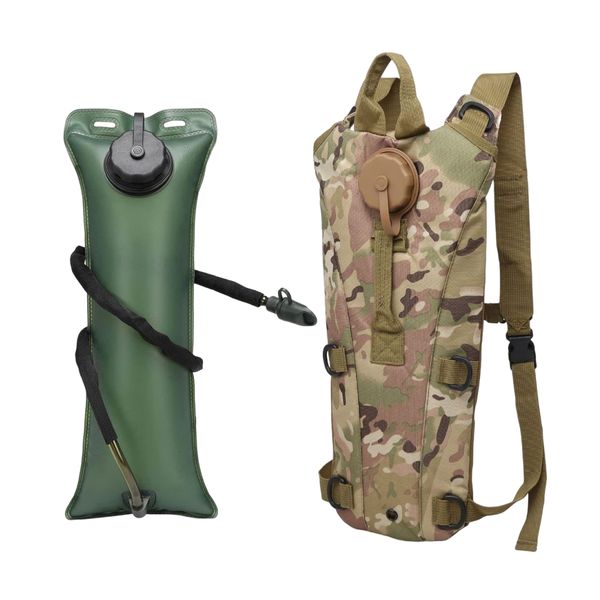 3L Hydration Backpack Outdoor Tactical with Water Bladder for Biking Hiking