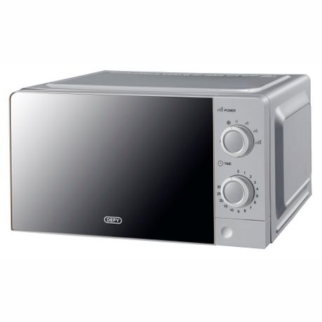 Black 20L 700W Manual Microwave