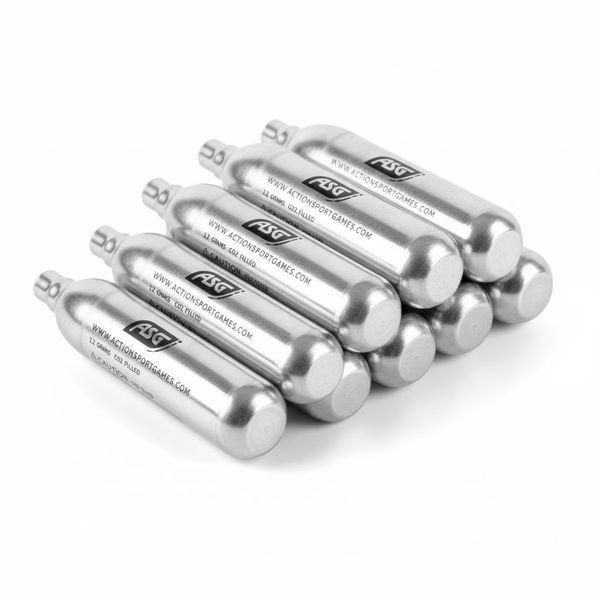 ASG Non Threaded 12g Disposable CO2 Cartridge - 25 Pack