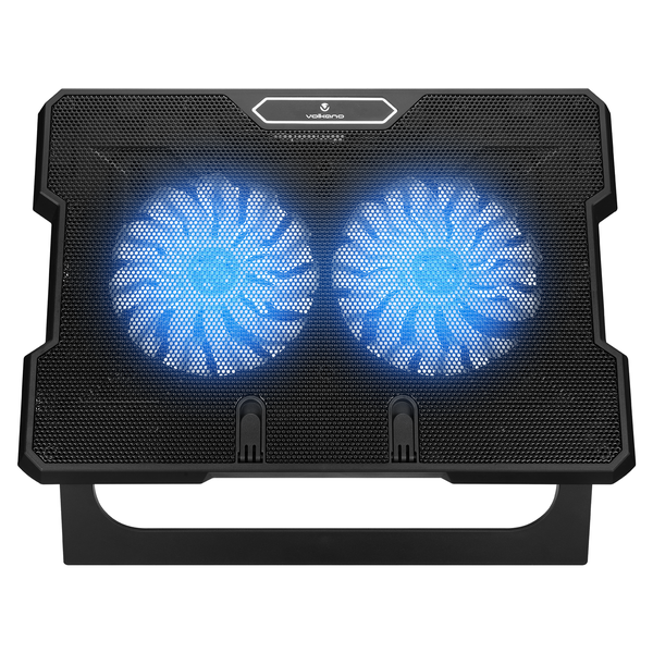 Volkano Crisp Series Upright 45-Degree Laptop Cooling Pad - Dual Fan