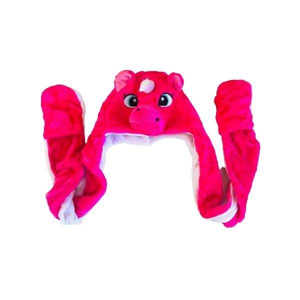 Horn &amp; Hand Pockets (Pink image