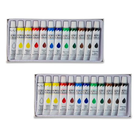 Dala Acrylic Colour Kit - 12 Tube Set, Shop Today. Get it Tomorrow!