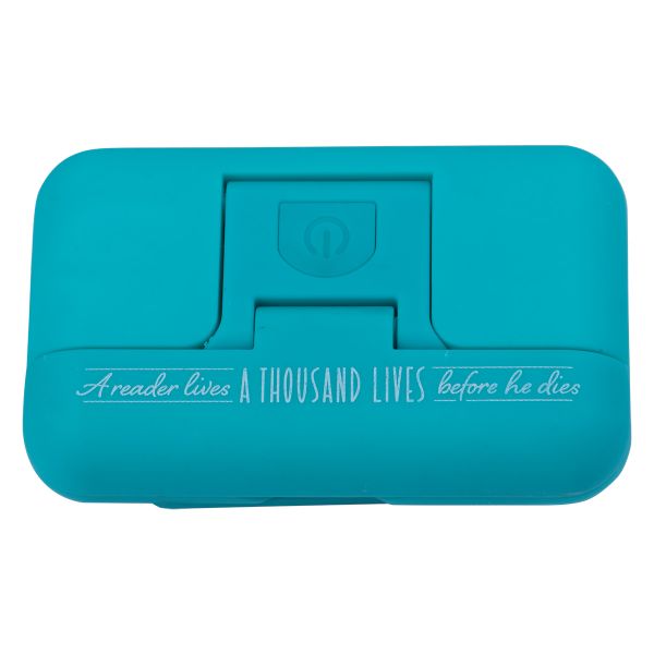 Glow In The Dark Book Light - A Reader Lives A Thousand Lives