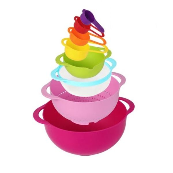 Stacker - Nesting Bowl Set - Multi-Colour (10-Piece Set)